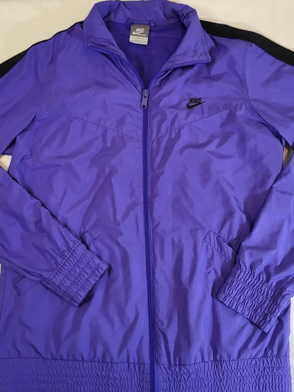 Vintage Y2K Nike‎ Silver Tag Youth Girls Track Jacket - Vivid Grape (348842-500)